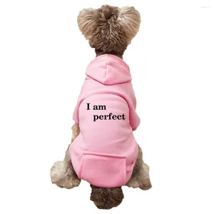 犬のアパレルパーカー猫のカストムセーターウォームポケットデザインフード付きポケット服犬チワワのコート
