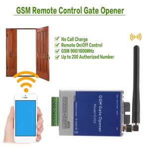 Kontroll GSM WiFi Controller Wireless Remote Control G102 Reläomkopplare för 900/1800MHz dörröppnare för smarta hemgarage garage dörrar