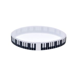 Bracciale in gomma in silicone da 100 pezzi da 100 pezzi ottimo da usare in qualsiasi regalo per i fan della musica213j