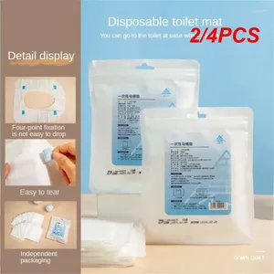 Toilet Seat Covers 2/4PCS Paper Universal Waterproof Portable Disposable Supplies Cushion Cover