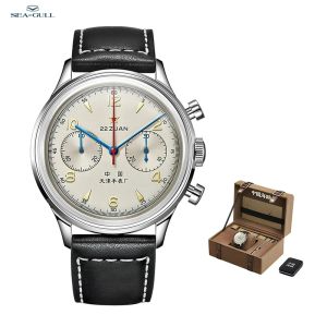 Kit 2023 Seagull orologio 1963 Classico orologio da uomo vintage maschile cronografo cronografo pilota orologio da polso maschios mascolino