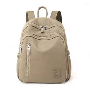 Bolsas escolares de mochila casual feminina viagens ao ar livre nylon mini saco de livros de mão para meninas