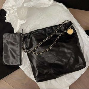 designer leather handbag chenel Bag 23bag Small Garbage Bag Single Shoulder Underarm Bag Lazy Wind Bag Large Capacity Shopping Bag Tote Bag