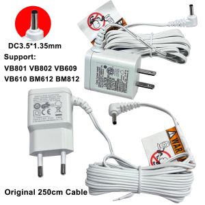 Bebek Kamera Adaptörü AB Güç Adaptörü 110240V DC 5V1A Bebek Monitörü için 3.5x1.35mm VB801 VB802 VB609 VB610 BM612 BM812 EU/USPlug