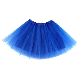 Kvinnors sömnkläder godisfärg flerfärgad kjol Stöd Half Body Puff Petticoat School Girl Girls for Women Wrap Around Bed