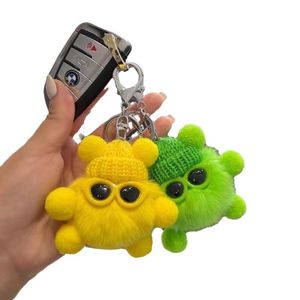 New Plush Pendant Cute Car Keychain Bag Ornament Toy Gift