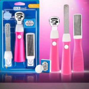 Nail Art Kits Professional 5 In 1 Foot Scrubber Care Kit Pedicure Tool Set For Calluses And Dead Skin