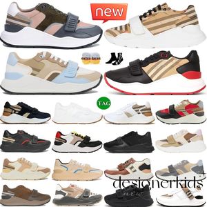 designer sneakers shoes Ramsey Vintage Check Suede Leather Grey Archive Beige White Red Black Brown Light Blue Pink Animal Print