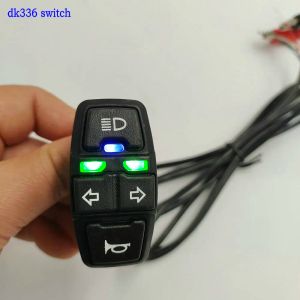 Lights Front Light+Horn/Cruise+Turning Signal Switch DK336 SCOOTERS Electric Bicycle Intelligent Mountain Bike ATV Tricycle DIY Parts