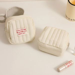 Bags Small Earphone Lipsticks Sanitary Pads Storage Organizer Pouch Bag Case Mini Zipper Women Makeup Cosmetic Bag Coin Purse Wallet