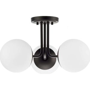 Luci a soffitto moderne lampadari sferici semi -incorporati - set di 3 infissi di illuminazione per la fattoria per la camera da letto da cucina bagno vivente dhpbz