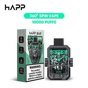 10000puffs dijital kutu 15k 12k 10k Tekniksiz vape kalem e LED ekran buharlaştırıcı kapsüllü sigara