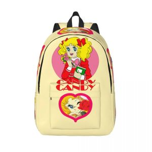 Bags Candy Candy Anime Candice White Ardlay Backpack Elementary High School Student Student Bookbag Teens Daypack Hucking