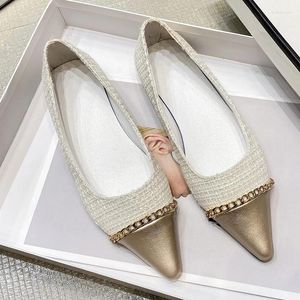 Scarpe casual Diamond per calzature estive da donna per donna 2024 Ufficio di rinestone bassa tallone elegante con cristalli neri eleganti alla promozione