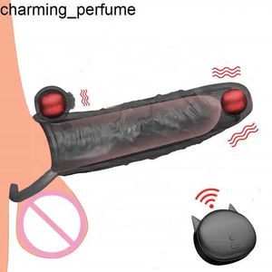 Yeniden kullanılabilir prezervatif yapay penis vibratör penis yüzüğü kılıf yetişkin seks dükkanı titreşimli prezervatifler büyütme yapay penis kolları seks çiftleri