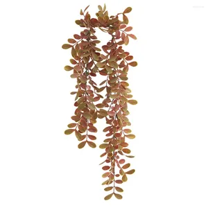 Kwiaty dekoracyjne 72 cm sztuczne rośliny winorośli wiszące liście dekoracja ogrodu Garland DIY Wedding Party Fake Plant Flower Wreńn