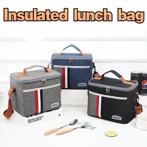 Sacchetti di alta qualità sacca termica pieghevole borsa da pranzo portatile box da pranzo quadrata per pranzo quadrata sacca termica per alimenti picnic scatola di stoccaggio termico