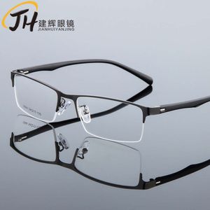 Fashionabla New Steel Plate Myopia Spectacle Frame Business Leisure Metal Optical 9844