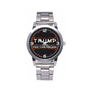 Party Favor 14 Styles Trump 2024 Wrist Watch Donald Retro Men Quartz Watches Drop Delivery Home Garden Festive Supplies Event DHO29
