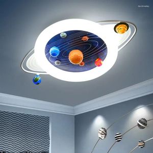 Lampki sufitowe Planet Lampa LED LED Pełne spektrum oka źródło oświetlenia dla dzieci Dekoracja pokoju Dekoracja dziecięcego Dream