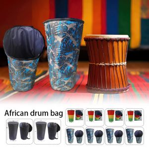 Cases Djembe Bag 8/10/12/13 Inch Thick Shockproof African Drum Case Shoulders Back Oxford Cloth Waterproof Package Outdoor Carrying