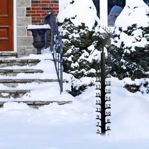 Decorazioni da giardino Strumento di misurazione delle nevicate accurate Perike di misurazione invernale per decorazioni per l'arredamento per esterni