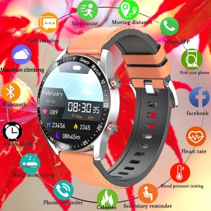 Watches ECG+PPG Bluetooth Call Smart Watch 2022 Men Full Touch Sport Watch Health Tracker Waterproof Smartwatch For Xiaomi Android IOS