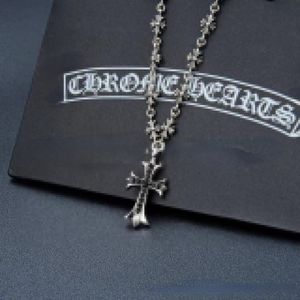 Дизайнерское подвесное ожерелье Unisex Diamond Cross Cross Coungle Chain Luxury Plate Gired Gold Gift 657