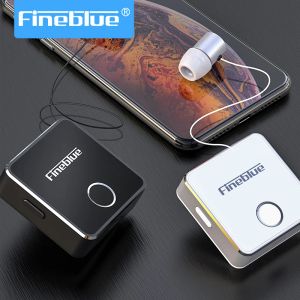 イヤホンFineBlue F1 Pro Bluetooth 5.0ヘッドフォンクリポンケーブルリトラクタブルイヤホンワイヤレス音楽ヘッドセット振動アラートハンズフリーマイク