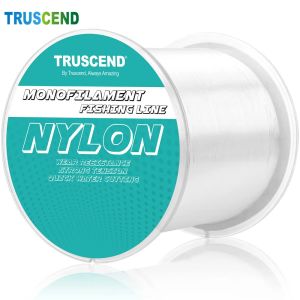 Acessórios 500m Monofilament Line 0.12mm0.50mm 3lb42lb super forte líder de pesca líder de líder de linha de atropelamento