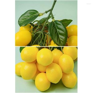 Party Decoration Artificial Branches Fake Fruit Prop For Table Anti Fading