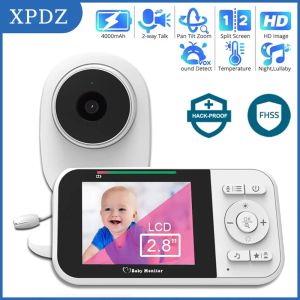 Câmera Vídeo Baby Monitor 2.4g sem fio com 2,8 polegadas LCD Mãe filhos Twoway Audio Talk Night Vision Surveillance Security Camera