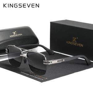 Occhiali da sole Design del marchio Kingseven per uomini Glasshi da sole gradiente polarizzato Donne Eyewear Square Retro Eyewear Okulary 240410