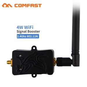 Routrar 4 W WLAN WiFi Signal Booster för Cafe Home Office Business 2.4 GHz WI FI WLAN ROUTER 5BI WI FI ANTENNA FLIFIER FÖR ROUTER