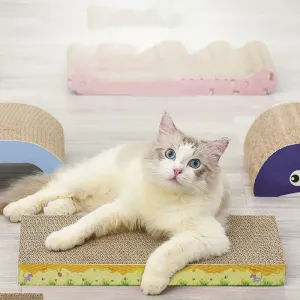 Scratchers Cat Claw Board Durable No Shed Debris Multiple Shapes WearResistant Integrated Grinding Corrugated Paper Pet Toys