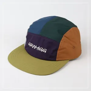 Ballkappen Freizeit Frühling Sommer Outdoor Schnell trocknend flach mit 5-Panel-Sonnenschild Baseball Mütze Weibliches Gesicht kleiner dünner Mann