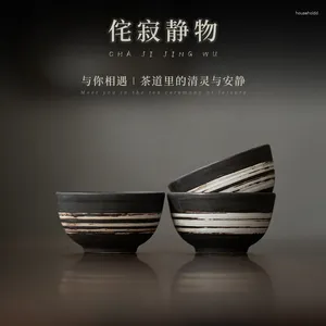 Tea Cups Stoare Retro Cup Set Ceramic Zero Matching Small Single Master Teacup Bowl