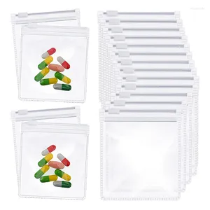 Storage Bags 5/10PCS Transparent EVA Zipper Jewelry Packaging Pouches DIY Handmade Earring Necklace Bracelet Organizer