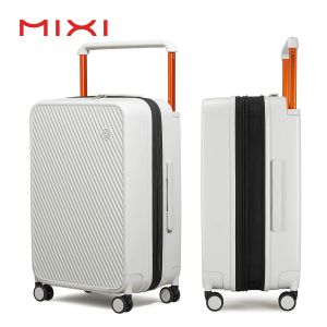 Suitcases MIXI Expandable Carry On Luggage Lightweight Large Capacity Wide Handle PC Travel Suitcases Spinner Wheels TSA Lock 20 24 Inch