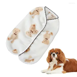 Abbigliamento per cani Geste di flanella CAPPELLO CREDDO CAPPEGNO REVULE CALDO CARCHE CAMPIO A PETTO CON PRINT AVER