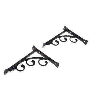 Bathroom Shower Sets 2 Pcs Heavy Duty Metal Shelf Bracket Wall Mounted Float Brackets For Bookcases Kitchen Shees Display Drop Deliv Dhkyw