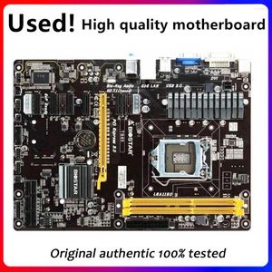 Motherboards verwendet 6pci-e Professional Mining BTC Pro für Biostar TB85 Desktop Motherboard B85 LGA 1150 DDR3 16G SATA3 USB3.0