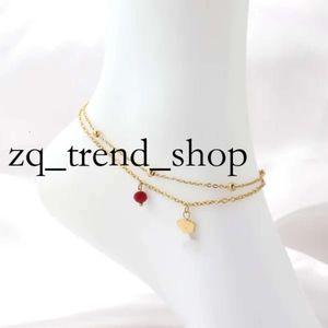 Charme Anklet Designer Gold Silber Ankett für Frau Europa Amerika Mode hochwertige Herz -Fuß -Kaket -Weihnachtsfeier Valentinstag Geschenk 85