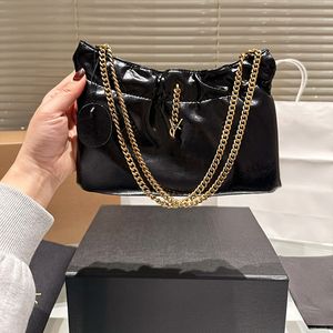 Bolsa de ombro de bolsa de malas para feminino Bolsa de ombro da moda Moda Casual Bolsa de embreagem Preto e branco Serpentino Bordado artístico Padrão