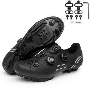 Footwear Man Speed ​​Route Cycling Sneakers Mtb Flat Shoes With Clits Women Road Dirt Bike Skodoncykling Calas Racing Bicycle SPD Cleats