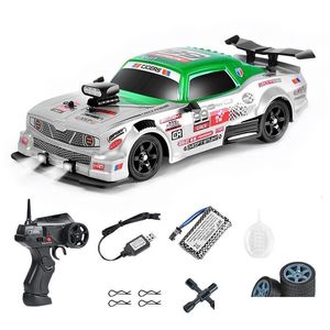 CAR Electric/RC ElectricRC AE86 1 16 Drift de corrida com brinquedos de controle remoto RC Spray de corrida HighSpeed 4WD 2.4g Veículo esportivo elétrico GI DHNRH