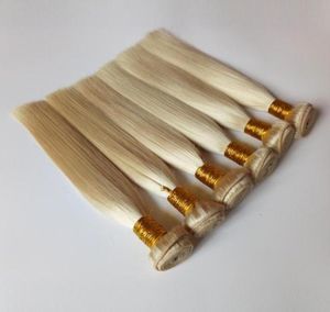 Supply Fashion White ladies hair extensions blond 613 826inch 100gpc Soft and smooth long life India039s European remy weft 3855288477148