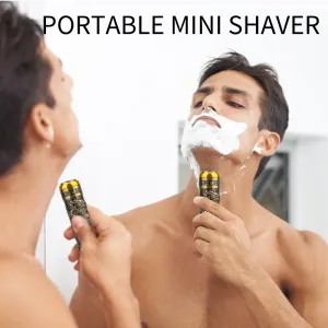 Rakare 2023 Waikil Electric Epilator Men's Beard Machine uppladdningsbar bärbar rakapparklippare Hårklippmaskin Mini Electric Shaver