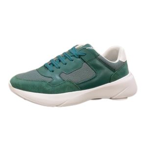 Vintage -Stil Luxus -Freizeitschuhe für Herrenschuhe Low tonal Green Top Leder -Sneaker Omfortable Mountainschuhe