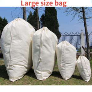 Torby 31x47 cala bawełniana torba do przechowywania torba na ubrania do ubrań spożywczych zabawki jedzenie wielka pojemność odporna woreczka organizator domu